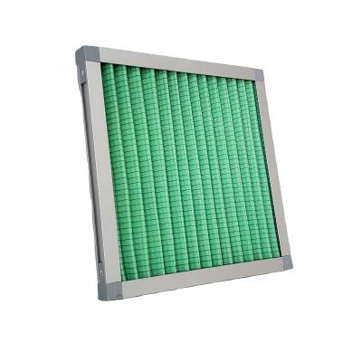 China Industrial Cleanroom 595MM Air Filter 290 Pre Filter Folding Washable Aluminum Frame 46mm 495 295 Air Filter 21mm for sale