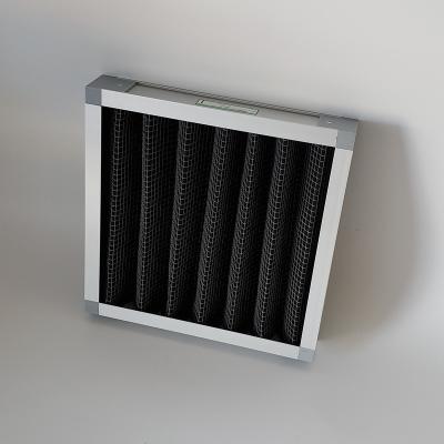 China Air Filtration System Aluminum Frame Active Carbon Air Filter, Activated Carbon Folding Filter Factory In China 46mm 21mm for sale