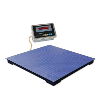 Chine 220V/50HZ Balance de pesage 1t 2t 3t Balance personnalisée de plancher de plateforme à vendre