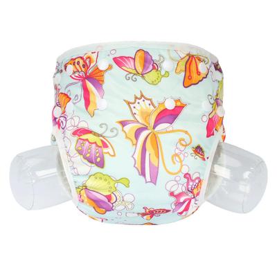 China Swimming Summer Printed Reusable and Washable Eco Waterproof Boy Diapers Unisex Cloth Baby Swim Nappy for sale