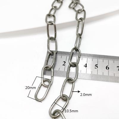 China Wholesale Custom Decorative Metal Dog Chain Iron Chain Dog Leash Silver Weld Hook 2.0mm From Chain Hardware Manufacturers Etc. dog hongchao for sale