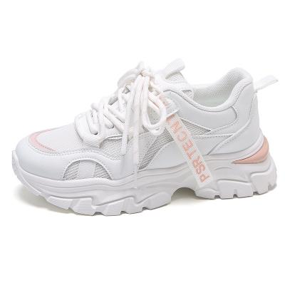 China 2022 Women's BS Women's Platform Dad Shoes Spring Sports Shoes Female Student Sports Shoes Cushioning Breathable for sale