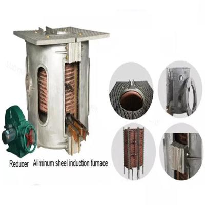 China 350kw Electric Copper Scrap Melting Furnace 0.5T Non Ferrous Metal Melting Furnace for sale