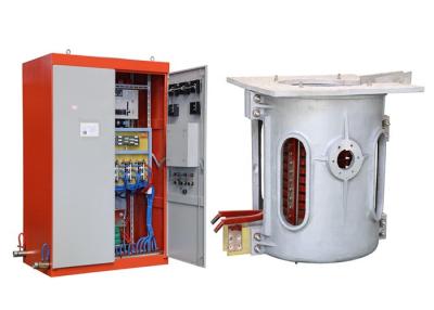 China 200kg 300kg 500kg Copper Melting Induction Furnace Small Furnace For Melting Metal for sale