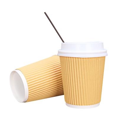 China Double-Layer Custom Disposable Hot Drink Cup Biodegradable Logo Coffee Mug Full Biodegradable Drinks Cup for sale