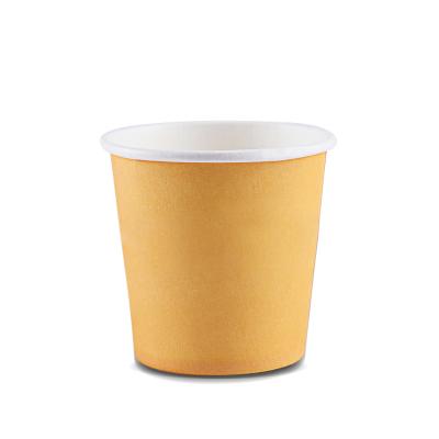 China High Quality 4oz Biodegradable Paper Cup Custom Printed Wallpaper Single Cup Biodegradable Drink Cup for sale