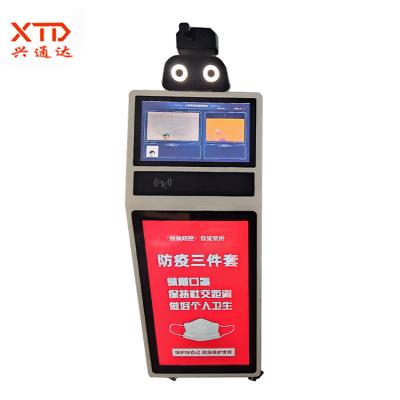 China High Quality Cheap Alarm Input-Output Temperature Kiosk Face Recognition Temperature Measurement Meter for sale