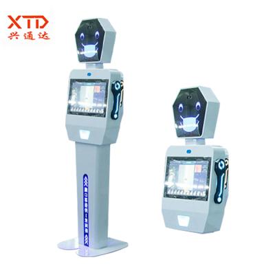 China Thermal Smart Robot Face Recognition Automatically Alarm In/Out Camera AI Measure Body Temperature for sale