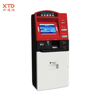 China Stainless Steel Outdoor Touch Screen Interactive Automatic Payment Vending Machine Parking Kiosk for sale