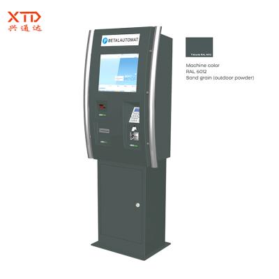 China Outdoor Self Payment Kiosk Parking Softwares With Barcode Ordering Kiosk for sale