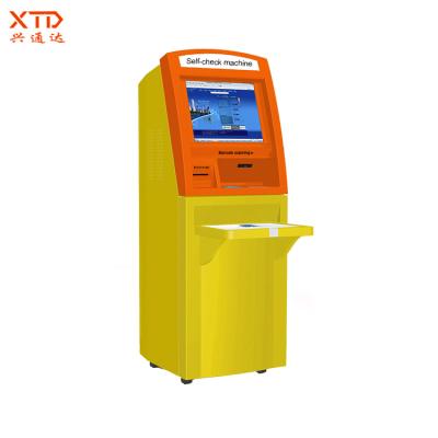 China Outdoor Smart Library Automatic Borrowing And Returning Books Touch Screen RFID Card Kiosk for sale