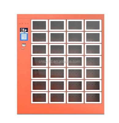 China Indoor& Outdoor Steel Smart Storage Lockers Fingerprint XTD Supermarket Beach Park Metal Electronic Locke Luggage Cabinet for sale