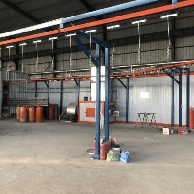 China Building Material Shops Roller shutter door powder spraying line Spraying equipment for sale