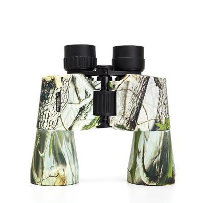 China HD Materials 10x50 Paul Color Waterproof Camouflage Environmental Protection Plastic Binoculars HD Telescope for sale