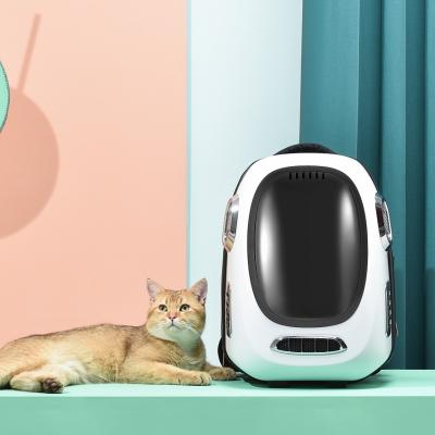 China Smart Dog Cat Capsule For Pet Travel Cat Carrier Backpack Automatic Air Circulation Pet Cage Breathable Large Space for sale