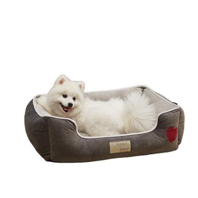 China Lovely Breathable Warm Dog Cushion Removable Universal Pet Bed For Small Medium Large Dog for sale