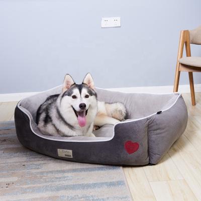 China Breathable Pet Bed Mat House Pet Bed Blanket 100*70*30CM Christmas Pet Beds for sale