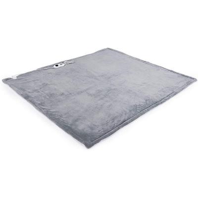 China Wholesale Gray Electric Heated Blanket 160*130cm Shenzhen Warm Smooth Electric Blankets For Winter for sale