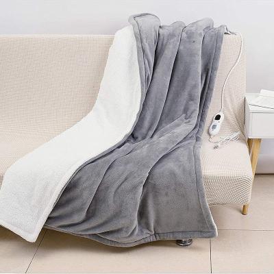 China Guangdong Shenzhen Polyester Double Side 160*130 Cm Electric Blanket Smooth And Warm Electric Heated Blanket for sale