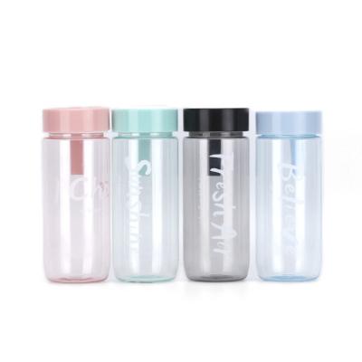 China 550ml Tritan Sustainable Bpa Free Water Bottle Plastic Cute Custom Water Bottle For Kid School for sale