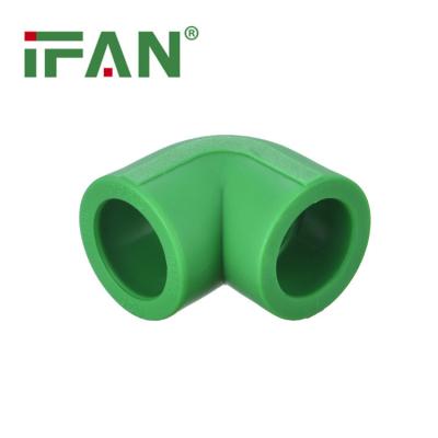 China Wholesale High Quality Water Pipe System IFAN 90 Degree Elbow Pipe Fitting PPR Plastic Pipe Fitting for sale