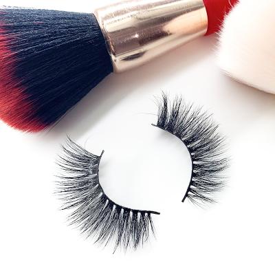 China Plastic Box Packaging Custom Made Soft Natural 5D Mink Eyelash Boxes Eyelash Glitter Lash for sale