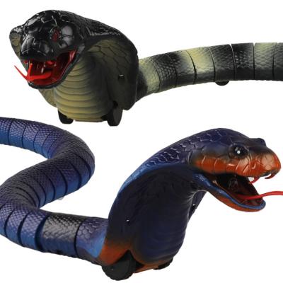 China RC Hobby Snake Simulation Infrared Remote Control Realistic Snakes USB Rechargeable Prank Toy For Kids EXW for sale