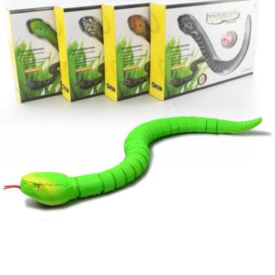 China Realistic RC Hobby 3 Functions RC Infrared Remote Control Snake Electronic Toy Snakes for sale