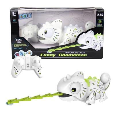 China RC Hobby Color Changing Funny Remote Control Chameleon RC Mini Chameleon Toys 2.4GHz With LED Lights for sale