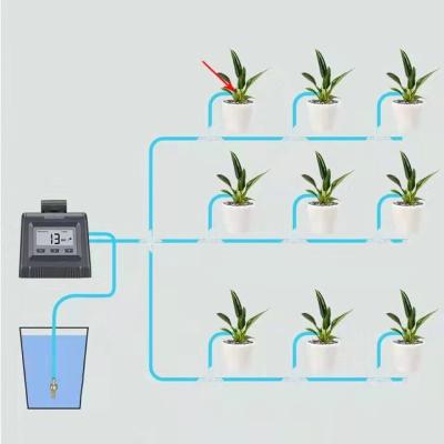 China Wifi Smart Drip Irrigation System Plastic Wireless Timing Automatic Watering Device Home Watering Controller For Plants for sale