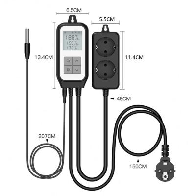 China Wifi for Seedlings, Germination, Rooting, Fermentation and Reptiles --22~221F Incubator Temperature Controller Thermostat for sale