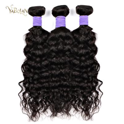 China Good Quality Raw Water Wave Hair Made In China Top Quality Black Hair Natural Hair Bundle Raw Water Wave Hair for sale