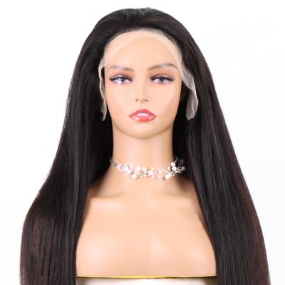 China Quality Single Lace Frontal Wig 13x4 HD Full Lace Wig Guaranteed Straight Human Hair Full Wigs for sale