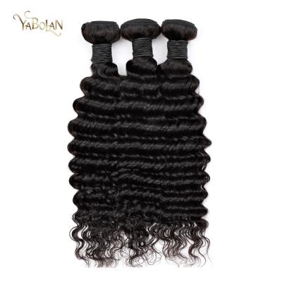 China Variety Good Quality Virgin Hair High End Deep Wave Virgin Hair Deep Wave Hair Bundles for sale