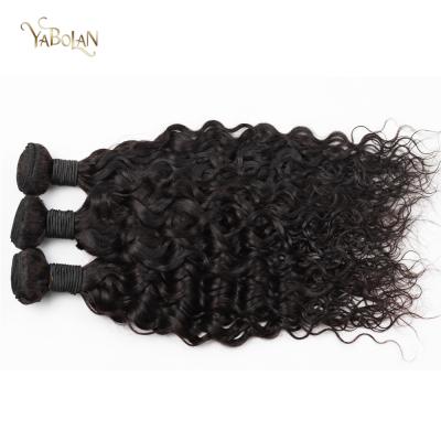 China Wholesale Water Wave Virgin Hair Customized Cheap High End Water Wave Hair Weave Good Quality 100% Virgin Virgin Hair Curly Hair for sale