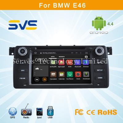 China Reprodutor de DVD do carro do andróide 4.4.4 para BMW E46 1998-2006 com áudio do ardio de GPS DVD Bluetooth à venda