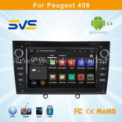 China Android 4.4 car dvd player GPS navigation for Peugeot 408 308 in dash car audio radio dvd for sale