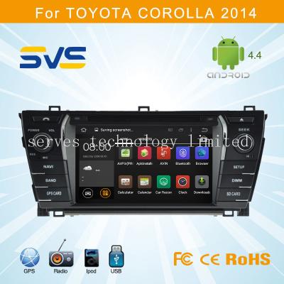 China Reprodutor de DVD do carro do andróide 4,4 para de Toyota Corolla GPS da navegação HD a tela 2014 de toque com 3G à venda