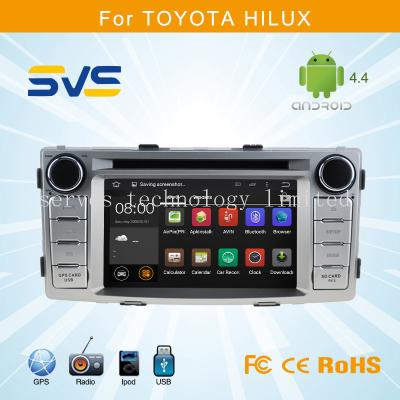 China Reprodutor de DVD do carro do andróide 4,4 para a navegação 2012-2014 de Toyota Hilux GPS com A9 chipset 7inch à venda