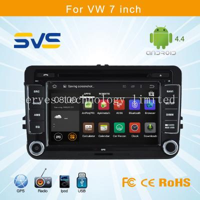 China Navegação de GPS do reprodutor de DVD do carro do andróide 4,4 para a polegada Volkswagen sagitar/passat B6/polo da VW 7 à venda