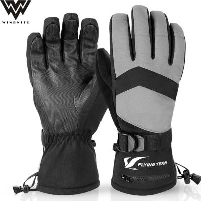 China 3M Warm Thick Winter Full Finger Protection Touch Screen Unisex Ski Gloves Sport Bike Waterproof Bicycle Motorcycle Cycling Gloves for sale