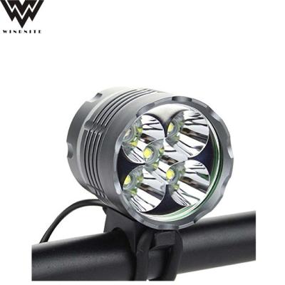 China Aviation Alumunium Alloy 6061 WindNite 3000LM Bicycle Light 5 Led Bike Light Rechargeable for sale