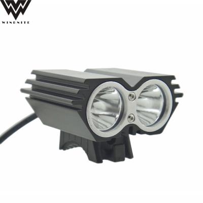 China Aluminum Alloy 2000lumens X2 SolarStorm Cree Xml Led Aircraft Bike Lights for sale