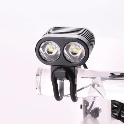 China Aircraft Aluminum Alloy 2200LM Bike Light Gopro Mounted Handlebar Placement Bike Lamp LED Front Bicycle Cycling Light for sale