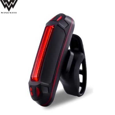 China Hot Selling USB Rechargeable Rear Light USB Rechargeable Led Red Front/Rear Bike Bicycle Light Rear Warning Safety Light for sale