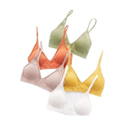 China QUICK DRY sexy seamless bra with detachable chest pad, seamless sexy bra for girls. for sale