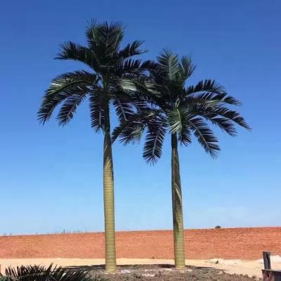 China Realistic China Supplied Outdoor Plastic Giant Artificial Palm Leaves Coconut Trees for sale