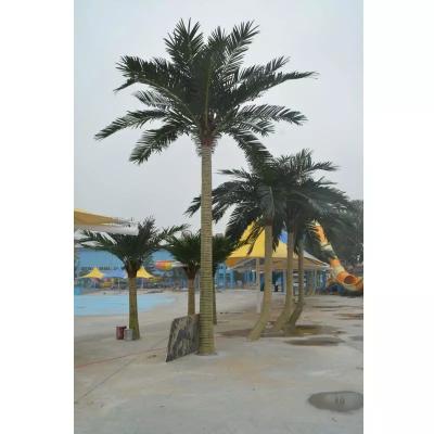 China Large-middle size lifelike outdoor and indoor palm tree simulation decoration artificial coconut tree for sale