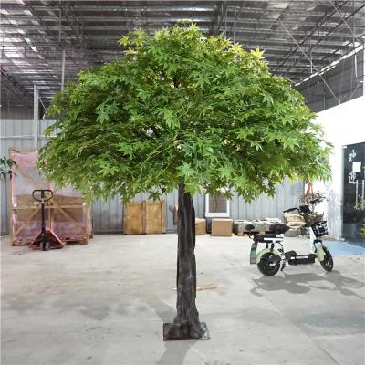 China Autumn Large Outdoor Fake Artificial Chinese Japanese Maple Tree Beautiful Colorful Artificial Tree for Mall Decoration for sale