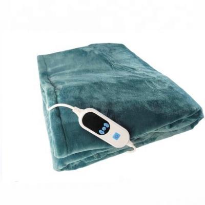 China Protection CE GS SAA Winter 220V Electric Heated Overheat Blanket For Bed Heater for sale